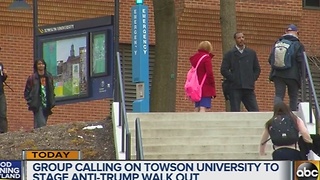 Group calls on Towson University students to stage anti-Trump walk out