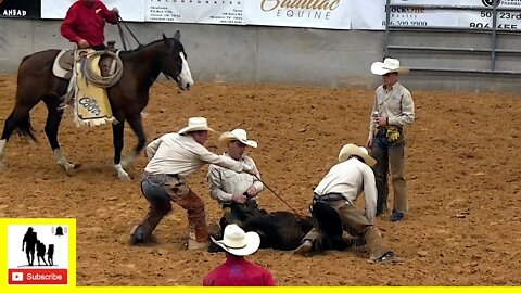Calf Branding - 2022 Coors Cowboy Club Ranch Rodeo | Saturday
