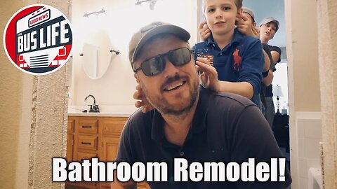 Renovating an 80's Bathroom | The Bus Life