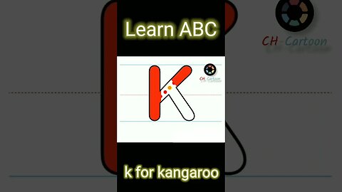 K for Kangaroo | ABC cartoon | CH-Cartoon