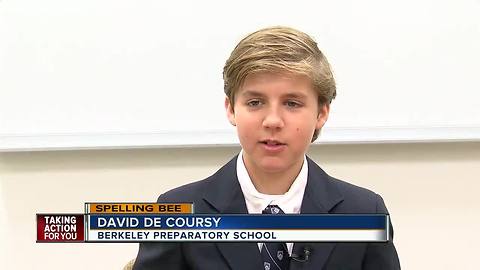 David De Coursy | Local students compete in Scripps National Spelling Bee