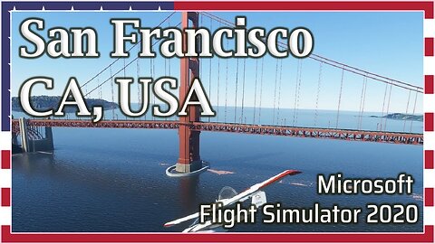 Microsoft Flight Simulator 2020 - LA to San Francisco - 4K HDR