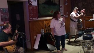 Cajun Dave Captain jack and Alice singing IKO IKO zydeco