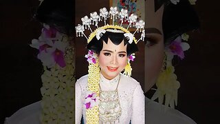 wow ! Pangling Sekali Setelah di Makeup dan Pakaian Pengantin adat Jawa #shorts #short #shortvideo