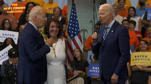 Uncle Biden: "How are you baby? How old are you? ... Almost double figures!"