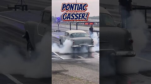 Nostalgia Gasser Burnout - Pontiac Power #shorts