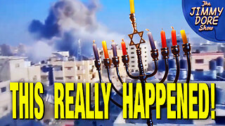 Gaza Footage Interrupts Feelgood Hannukah TV News Story