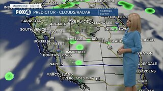 Just a few showers tonight with sunshine Thursday