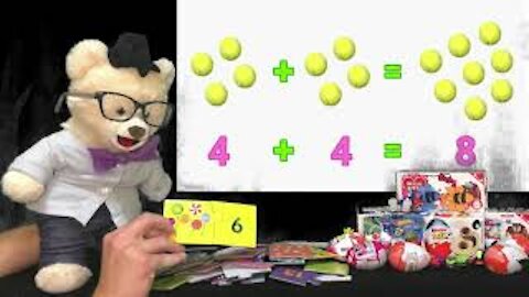 Teach your kids Doubles Facts with Chumsky Bear | Adding and Subtracting | Math Videos for Kids
