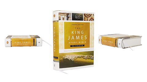 The King James Study Bible, Full-Color Edition, Cloth-bound Hardcover - CHECK DESCRIPTION