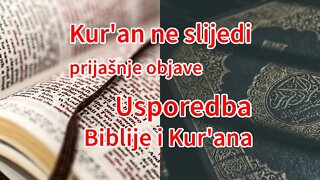 Kur'an ne slijedi prijašnje objave - usporedba Biblije i Kur'ana | Pax Vobiscum