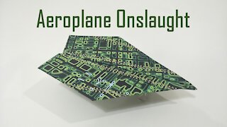 How to Make Origami Aeroplane Onslaught (Designed by Foldable Flight)