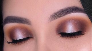 How To Brown Halo Eye Makeup Tutorial