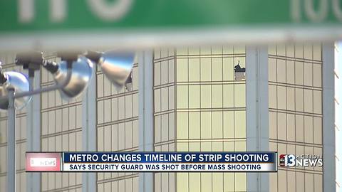 Police change timeline of Las Vegas strip shooting