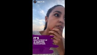 AOC Is Upset Capitol Police Didn't Arrest A Heckler