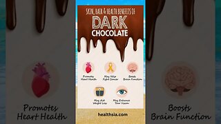 Some Health Benefits of Dark Chocolate