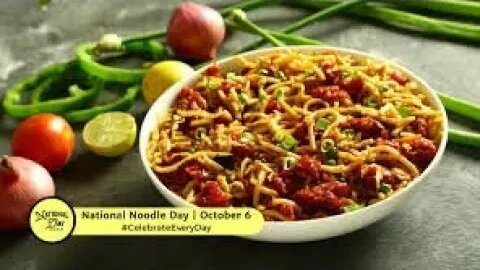 Lunchtime Chat-National Noodle Day