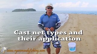 Cast net types and applications for catching bait