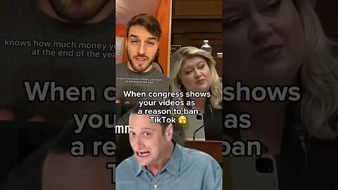 Congress showed my TikTok videos as a reason to ban TikTok 🫣