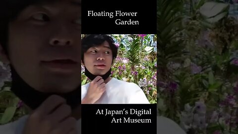 Floating Flower Garden in Japan🌹 #travel #japan #technology