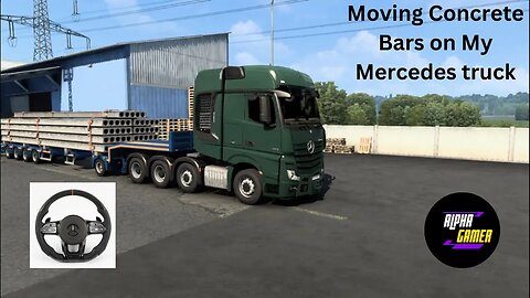 Concrete Conveyance: Moving Concrete Slabs in Euro Truck Simulator | Best Truck Games Videos