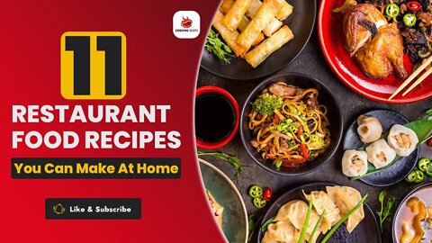 11 Restaurant Food Recipes You Can Make At Home Tasty Recipes