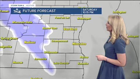 Light snow to start Sunday