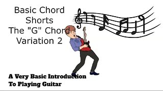 Guitar Chord Shorts "G" Variation 2 Chord