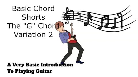 Guitar Chord Shorts "G" Variation 2 Chord