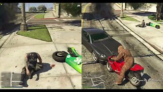 GTA V in 2023 - Splitscreen Gameplay with 2 Players