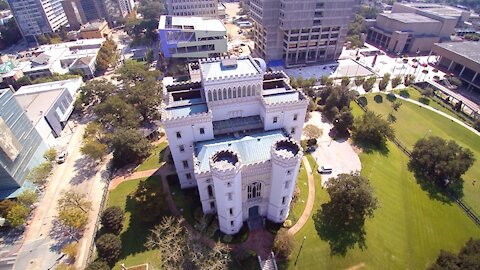 Droning Around the Old State Capitol in 4K