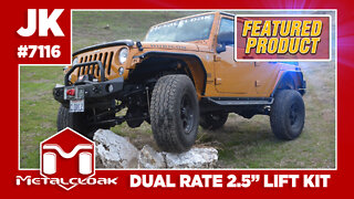 Featured Product: 2.5" Dual Rate Lift Kit for the Jeep JK Wrangler