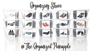 Organizing shoes #organization #cleaning #hardchoices @TheOrganizedPineapple
