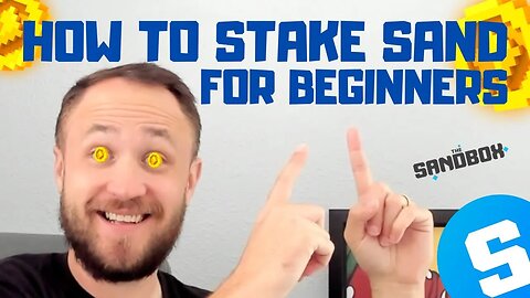 HOW TO STAKE SAND IN SANDBOX // FOR BEGINNERS