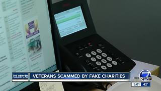 Veterans scammed by fake charities