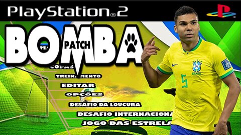 BOMBA PATCH BOLA 3.0 CORREÇÃO NAS LIGAS PLAYSTATION 2