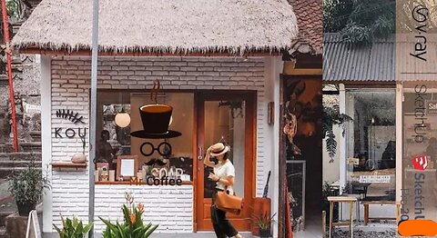 Small coffee shop, beautiful ideas for amazing bugged