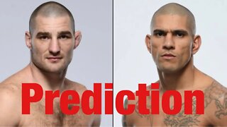 Sean Strickland Vs Alex Pereira Prediction