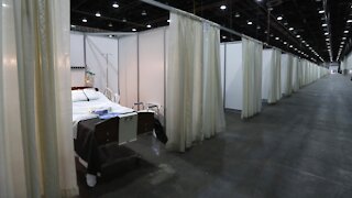 Makeshift Care Centers Sit Empty As Virus Strains Hospitals