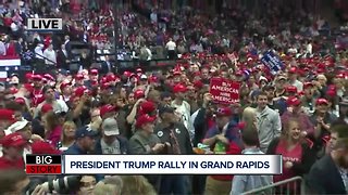 President Trump holding rally in Grand Rapids