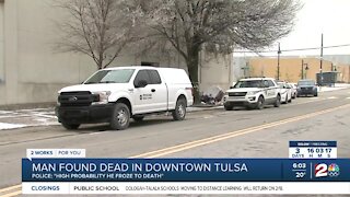 Man found dead in downtown Tulsa