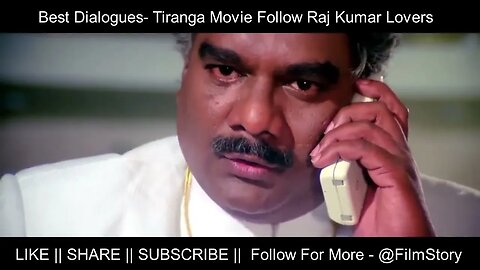 मै भी दूध का दूध और पानी का पानी करके रहूँगा - Raj Kumar Best Dialogues - Tiranga Movie || Follow ||