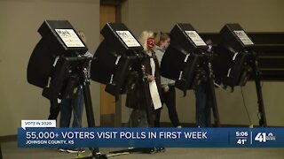 Big turnout for advance voting in JoCo