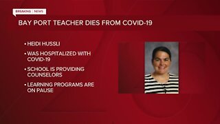 Bay Port High School teacher dies after COVID-19 hospitalization