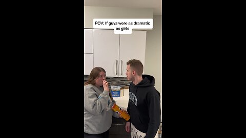 POV: If guys were as dramatic as girls #funny #shorts #funnyvideo