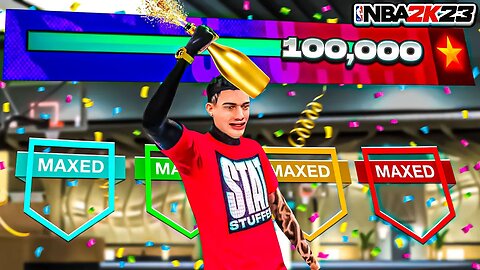 I SCORED 100,000 POINTS IN NBA 2K23 USING THE BEST 6'8 CENTER ISO BUILD! MUST WATCH
