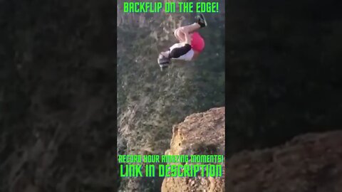 Back Flip On The Edge of a Cliff! #Shorts #YoutubeShorts #Backflip #Acrobat #Acrobatics #Flip