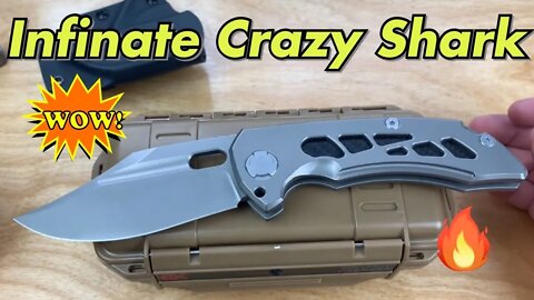 Infinite Crazy Shark The Craziest Knife Ever ! Includes disassembly !