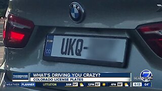 What's Driving You Crazy? Is this license plate legal?