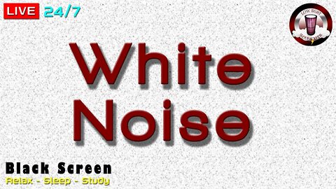 🔴🎧 White Noise | BLACK SCREEN | Relax, Sleep, Study | Sounds For Sleep | Fall Asleep Fast